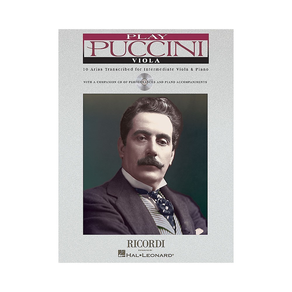Play Puccini (10 Arias Transcribed for Viola & Piano) Play-Along Series with CD