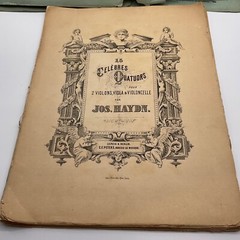 Antique Sheet Music Book Lot HAYDN LOEWE HANDEL Edition Peters Old ****READ