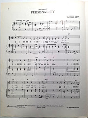 You&rsquo;ve Got Personality by Harold Logan Featuring Lloyd Price 1959 Sheet Music