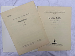 Getchaninoff: Early Morning Op. 126b for Cello & Piano (Schott) NO MARKS