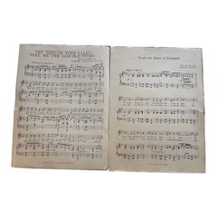 Neath The Pines of Vermont Sheet Music Florence Rayfield Horace Strouse 1904