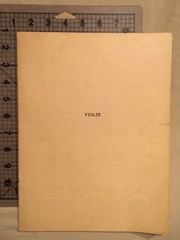 7 Sonatinas for Violin, Vintage 1914 sheet music booklet, 19 pages, some writing