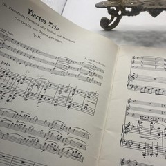 Vintage Edition Peters Beethoven Trio Op 11 Clarinet Violin Cello Piano Score