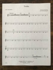 Troika Russian Folk Songs Wind Band Sheet Music Edited by John Kinyon