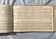 Pennsylvania Choral Harmony 1859 Hymnal Songbook German/English 6th Edition PA