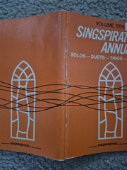 4 vintage SINGSPIRATION ANNUAL songbooks, Vol 5, 6, 7, 10-1968, 1971, 1973, 1977