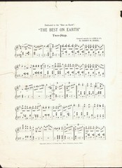 The BEST On Earth 1900 LAMM & COMPANY Chicago Tailors Adv ZICKEL Sheet Music!