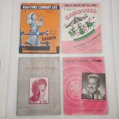 Vintage Sheet Music Lot Of 60 1950ish Show Tunes & Other Classics Great Graphics