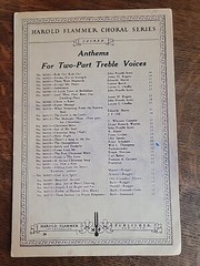 Sheet Music God Is A Spirit Vintage Anthem 2Part Chorus Of Female Voices Vintage