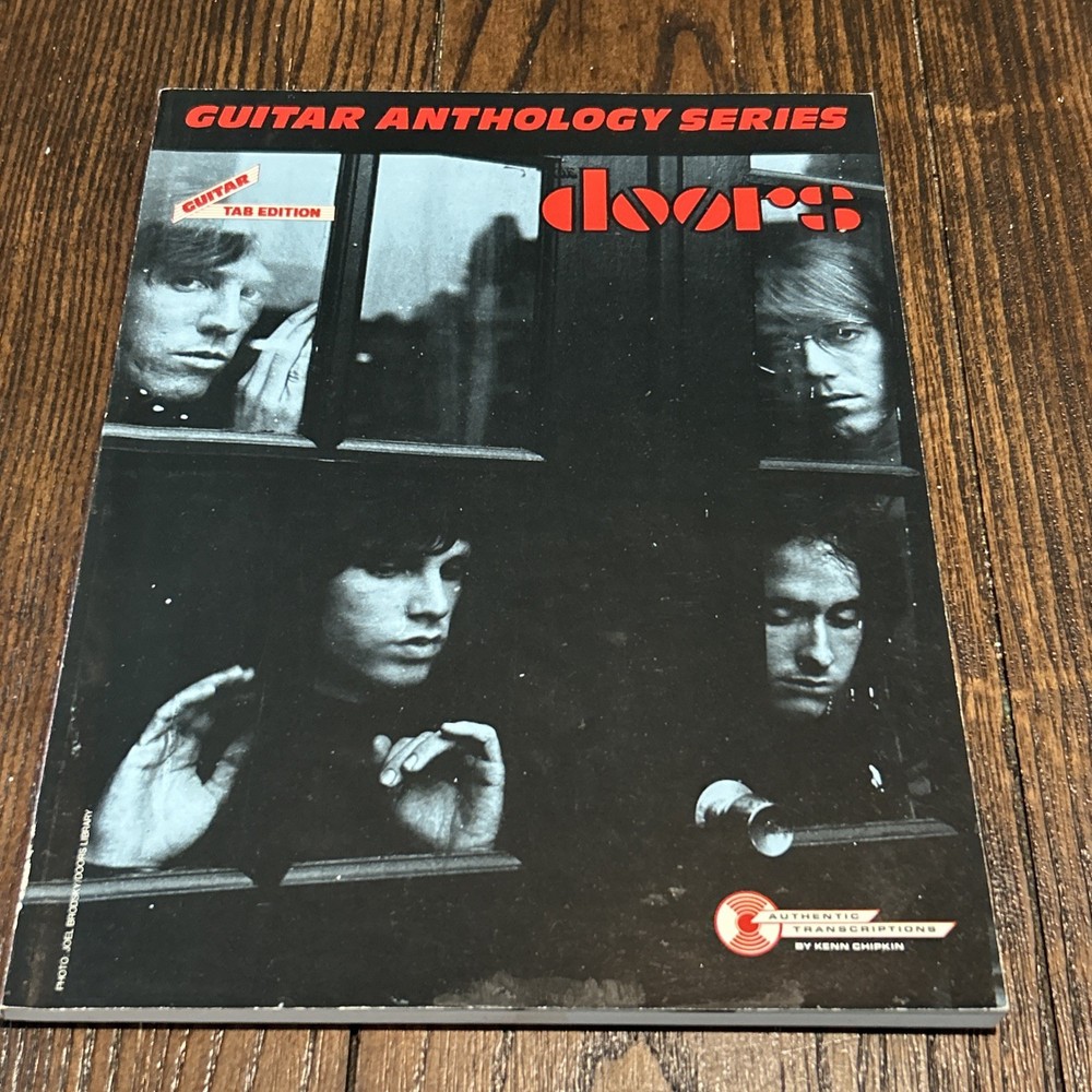 THE DOORS Guitar Anthology Series SONGBOOK (1990) Guitar Tab Edition 112 pages
