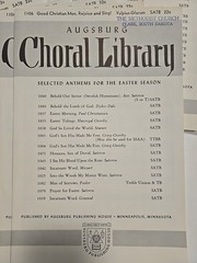 Lot of 120 Augsburg Choral Choir Sheet Music SATB Vtg Religious Various Church