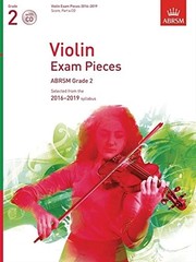 Violin Exam Pieces 2016-2019, ABRSM Grade 2, Score, Part & … by Divers Auteurs