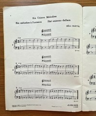 Bela Bartok Mikrokosmos Vol I Piano Solo Sheet Music Boosey Hawkes Vintage 1940