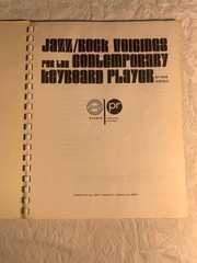 Jazz/Rock Voicings for the Contemporary Keyboard Player By Dan Haerle Softcover