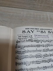 Say Si Si Fox Trot Arrangement vintage Vic Shoen Full Score