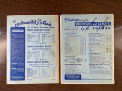 Vtg Lot 4 Saxophone Music Books Rubank Intermediate Advanced Duets Rhythm Band