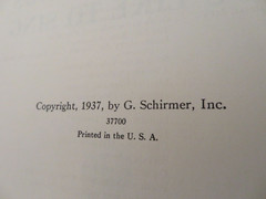 56 Songs You Like to Sing (1937) Paperback G. Schirmer, Inc. 200 Pages