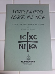 Lord, My God Assist Me Now sheet music Solo Voices SATB Strings,Organ 1958