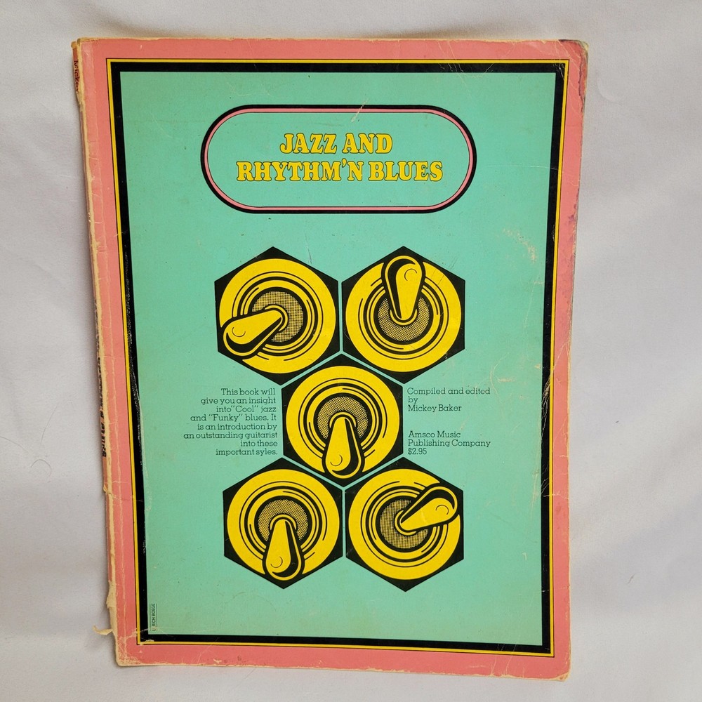 Mickey Baker Jazz And Rhythm N Blues Guitar Instruction Book 1969