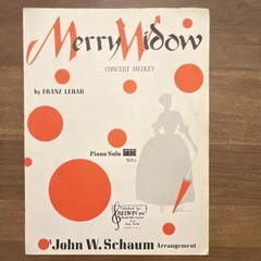 Franz Lehar & John W. Schaum &lsquo;Merry Widow Medley&rsquo; Piano Sheet Music