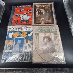 Lot of 14 Vintage 1910s-1940s Popular Sheet Music Piano Vocal Songs Tin Pan
