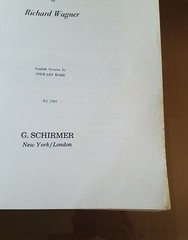 Richard Wagner ~ Lohengrin. G. Schirmer Opera Score Edition. Trade Paperback