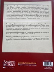 The Song Of The Birds For String Orchestra Arr. By Robert Longfield Hl00820183