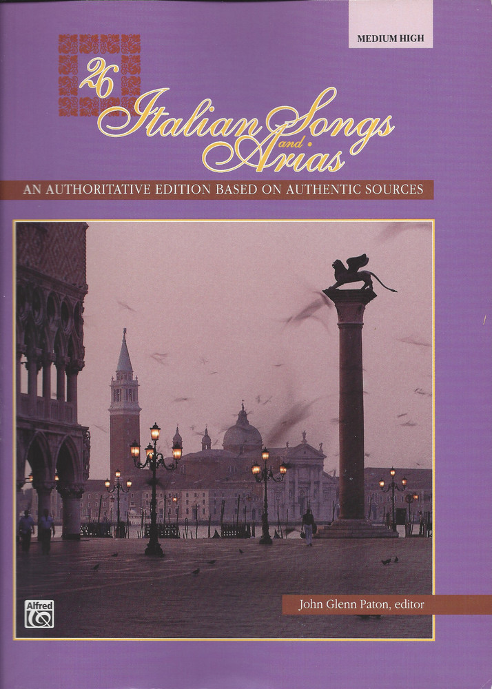 26 Italian Songs and Arias: Medium High Voice