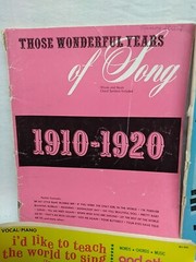 1970&rsquo;s Sheet Music lot of 4 complete song books I&rsquo;d Like Teach the World to Sing