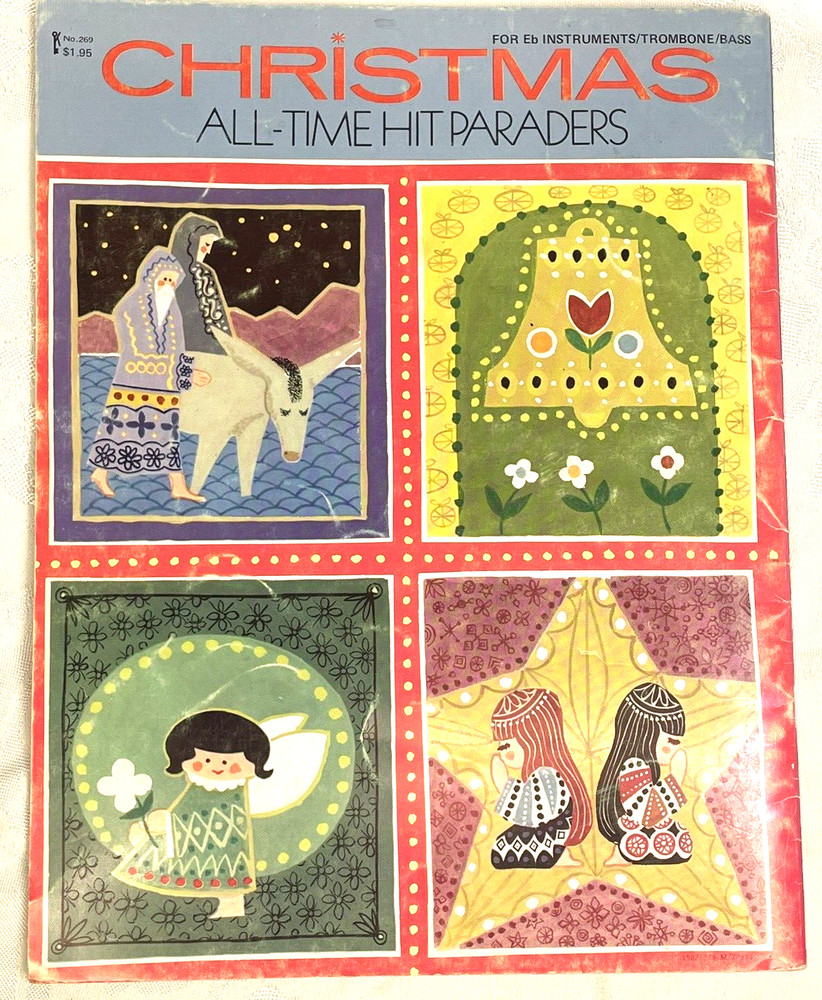 Christmas All-time Hit Parades for Eb instruments 20 songs 1969 Trombone Bass