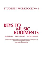 STUDENT&rsquo;S WORKBOOK NO. 1 KEY TO MUSIC RUDIMENTS MUSIC BOOK BRAND NEW ON SALE