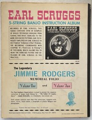 Earl Scruggs and the 5-String Banjo 1968 Trade Paperback Songbook Guide