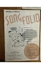 Mermaid Quartet 1950s Song Sheets: Armed Forces Folio USO Show Tunes (3)