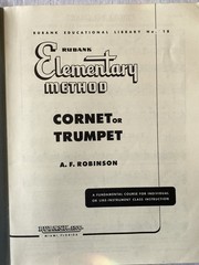 Lot of 3 Vintage Rubank Elementary Method Books Clarinet Flute Trumpet Cornet