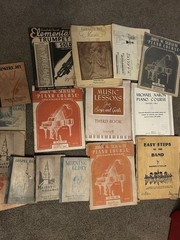 16 Old Music Books & Hymnals 1940’s