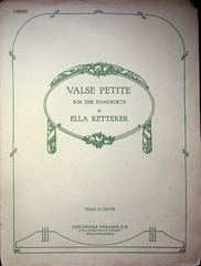 VTG. Valse Petite Pianoforte by Ella Ketterer – Theodore Presser Sheet Music