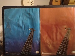 Vintage Bass Guitar Instructuon Book Lot Of 2 Vol 2 & 3 W/ Playalong Vinyl Fair