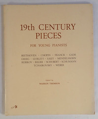19th CENTURY PIECES FOR YOUNG PIANISTS, 1979 SOFTCOVER BOOK 60 PAGES