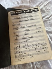 9 Vintage Theatrical Chorus Music Roar Of The Greasepaint Tams-Witmark New York