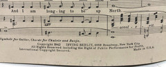 White Christmas Sheet Music 1942 Piano Lyrics Chords Irving Berlin First Edition