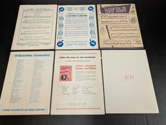 Vintage Sheet Music LOT 1940&rsquo;s Don Ameche Betty Grable Carousel Art Deco Covers