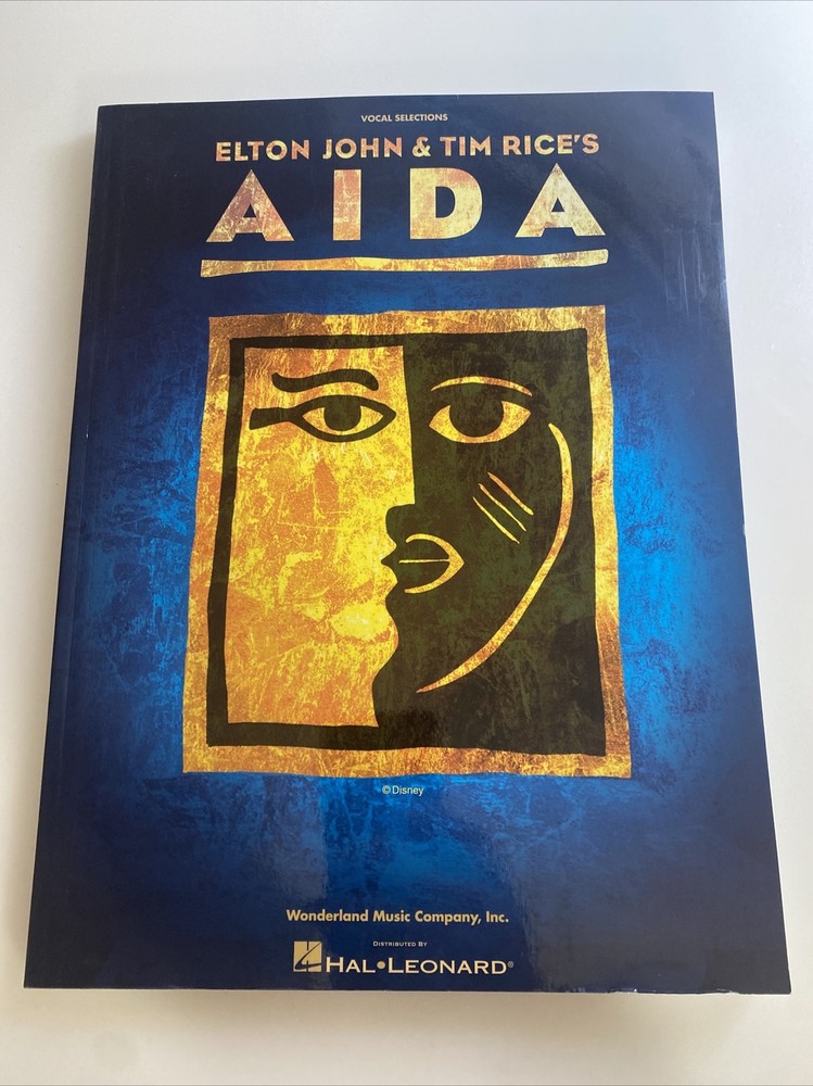 Elton John & Tim Rice&rsquo;s AIDA Songbook – Sheet Music/Photos/152 Pages – 1998 abk