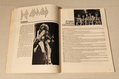 Vintage 1983 Def Leppard High N Dry Pyromania Music Song Book Cherry Lane Co.