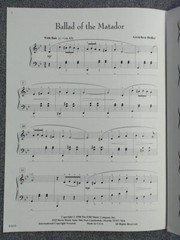 Ballad Of The Matador Late Intermediate Piano Solo by Gretchen Heller (FJH 1998)