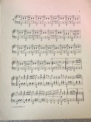 1901 THE MACKAY WALTZES Antique Sheet Music PIANO SOLO by Max Heindl