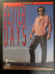 BETTER DAYS Bruce Springsteen Sheet Music Guitar/Tab/Vocal Near Mint