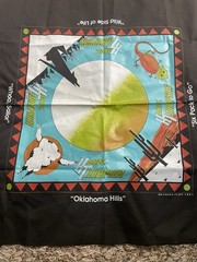 VTG 1991 Hank Thompson Bandana Wild Side of Life Oklahoma Hills Country Music 22
