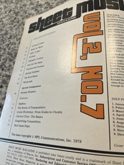 Vintage October 1978 Sheet Music Magazine Easy Edition