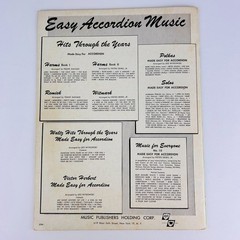 Irish Favorites Made Easy For Accordion Songbook Book