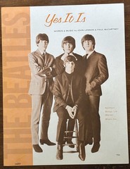 Authentic original Beatles Sheet Music « Yes it is », 1965
